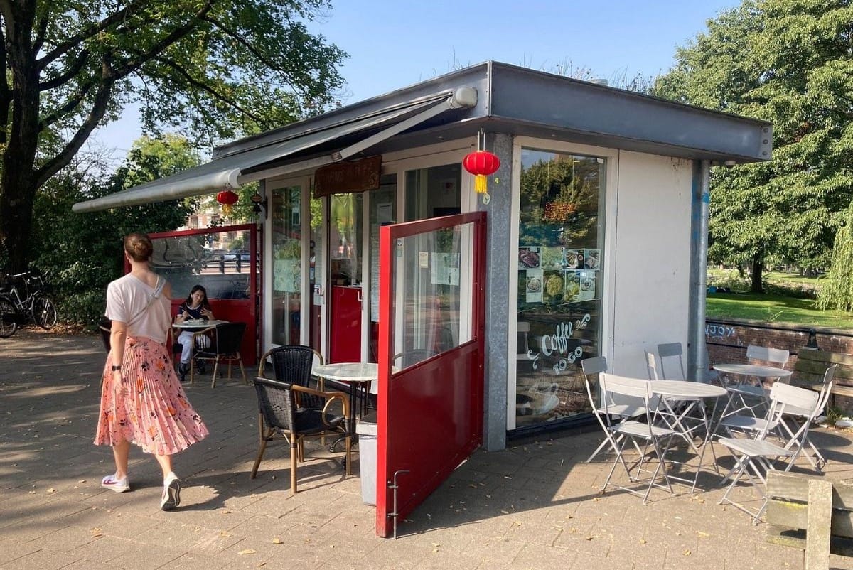 Locatie van Dumplings voor goedkoop eten in Amsterdam.