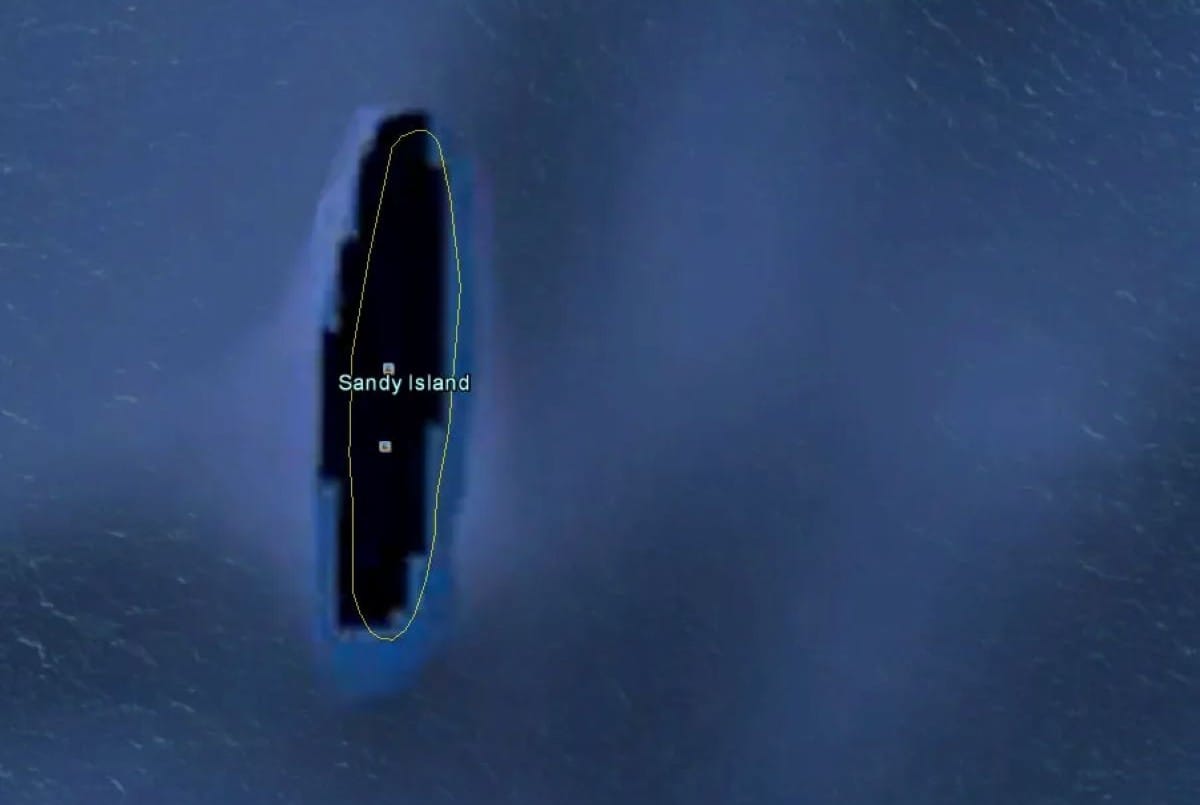 Sandy Island spookeiland