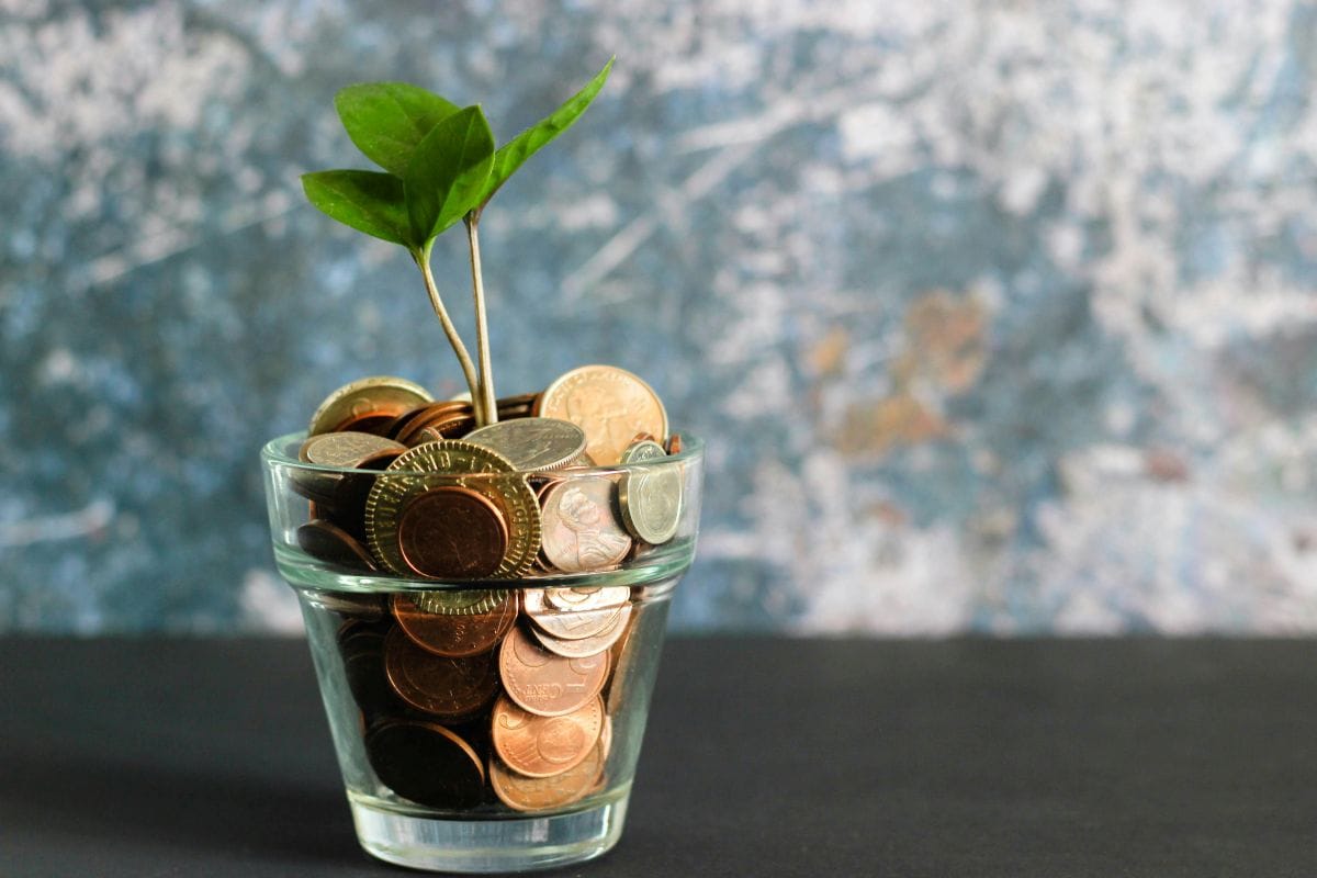 Geld in een potje om te sparen