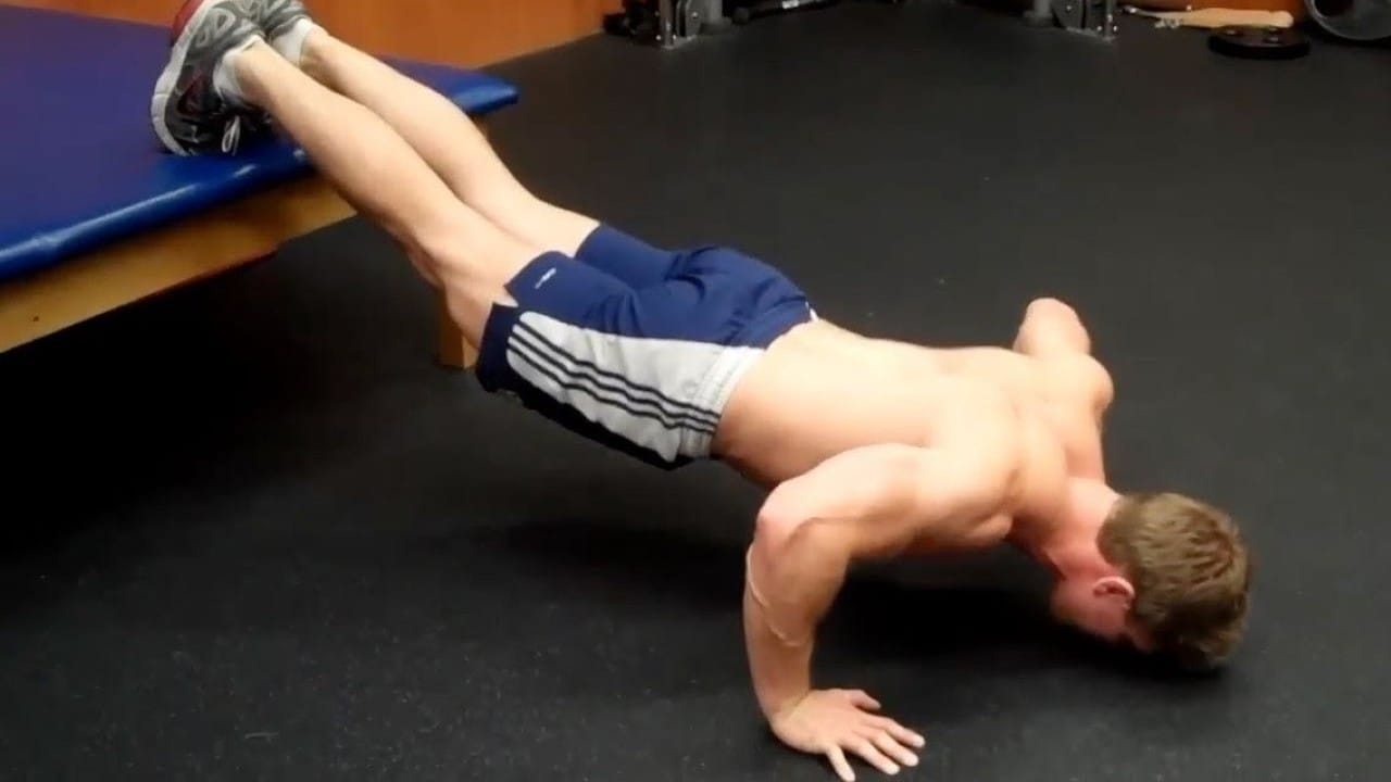 Decline push-up