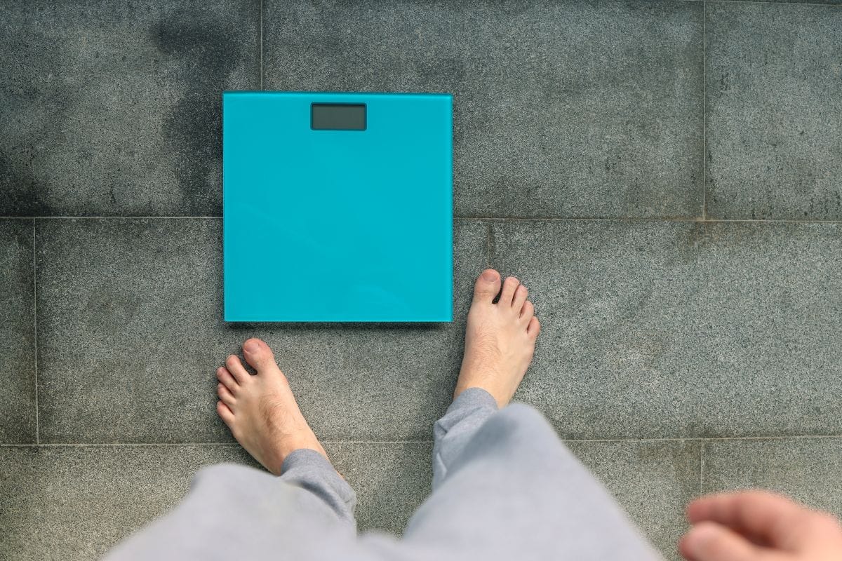 week zonder suiker weegschaal