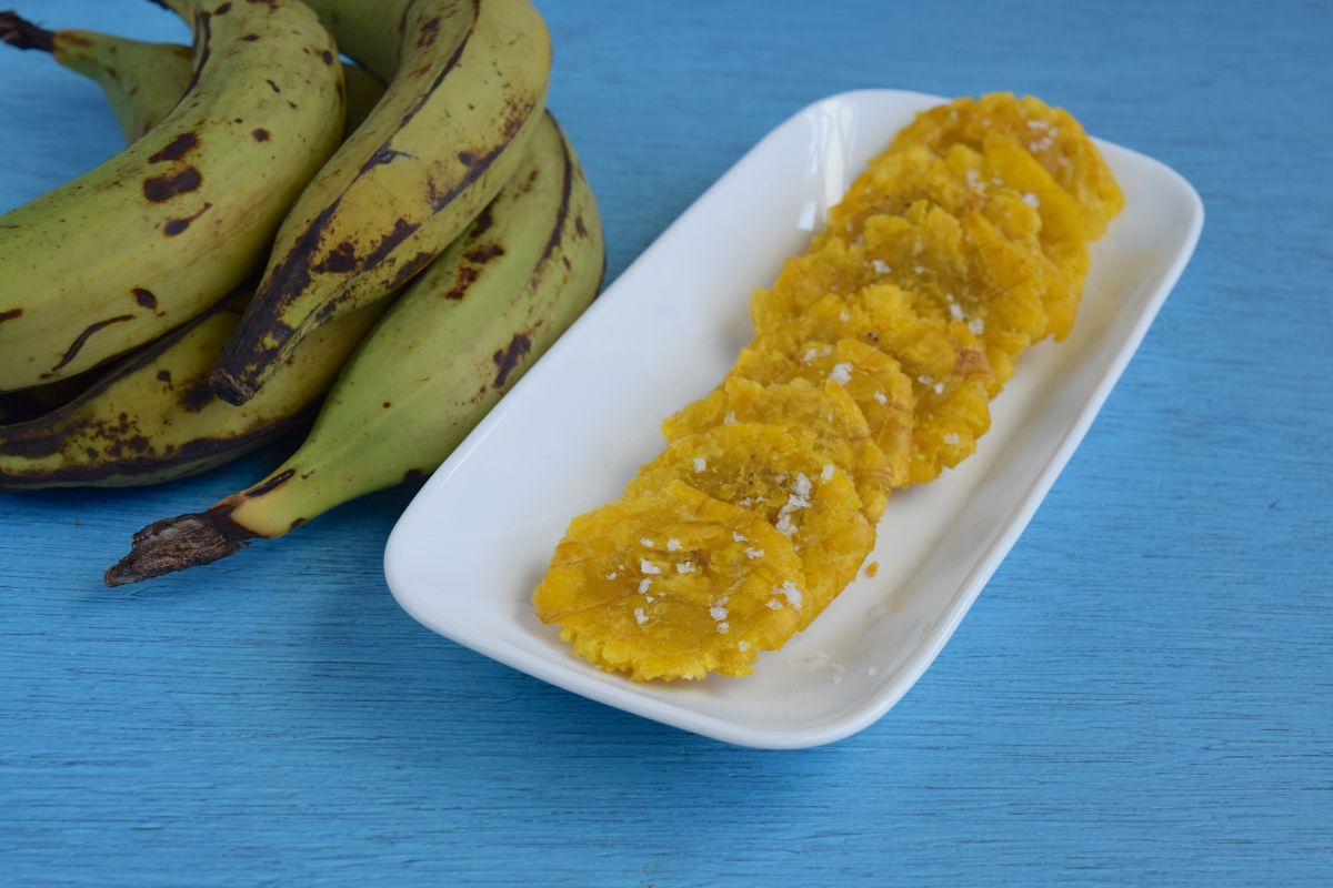 Banaan met zeezout
