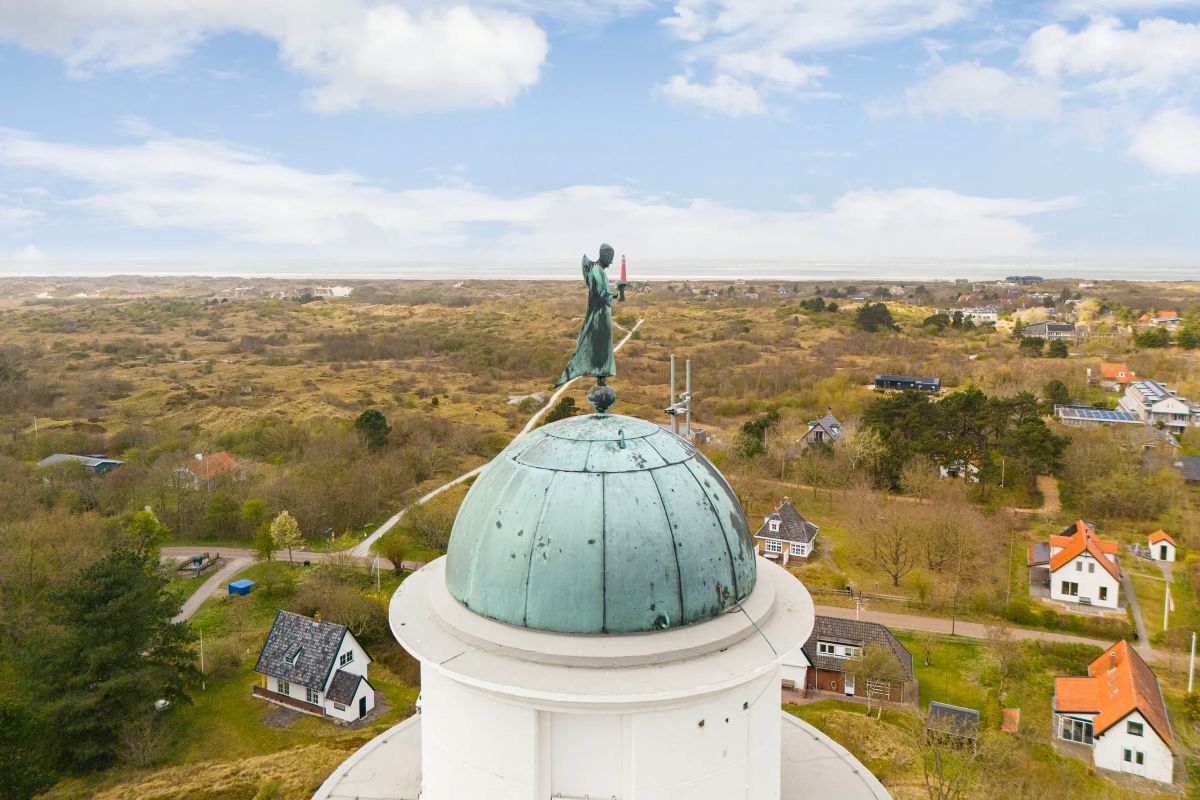 Funda vuurtoren Schiermonnikoog dak