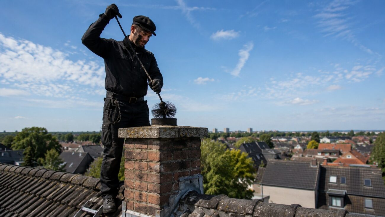Schoorsteenveger werk