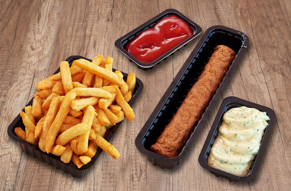 Frikandel met patat