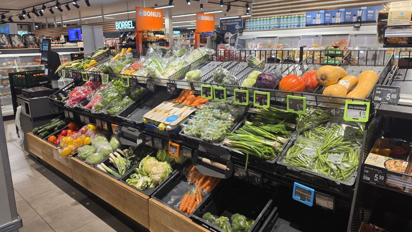 goedkoopste supermarkt voor groente en fruit